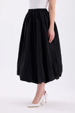 Long Balloon Skirt Black - Lebbse