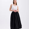 Long Balloon Skirt Black - Lebbse
