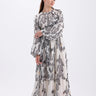 Long Chiffon Dress – Black - Lebbse