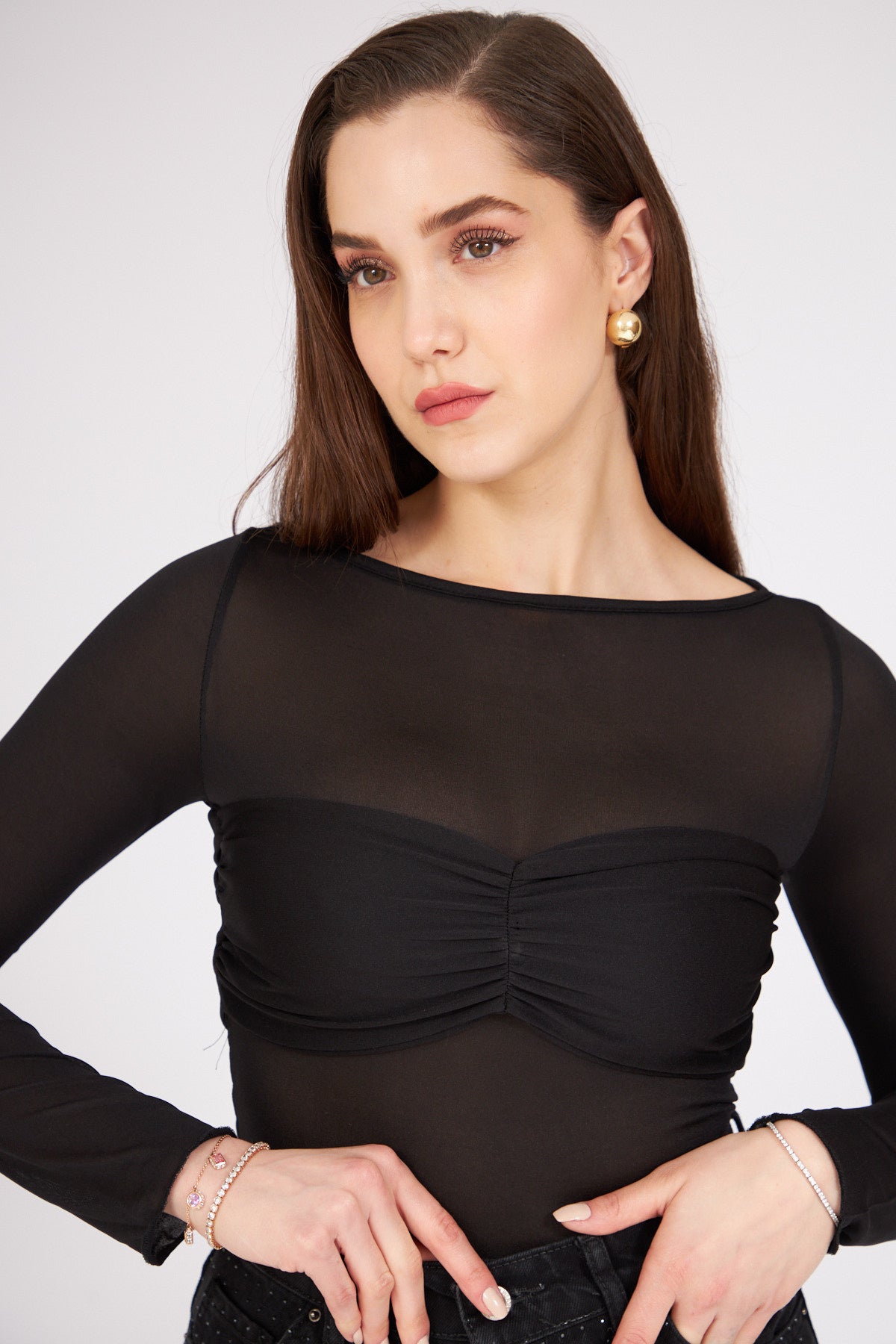 Long Sleeve Blouse Black | Blouse | CLOTHES | Lebbse Long Sleeve Blouse Black | Blouse | CLOTHES | Lebbse
