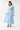 Long Sleeve Buttoned Dress Light Blue - Lebbse
