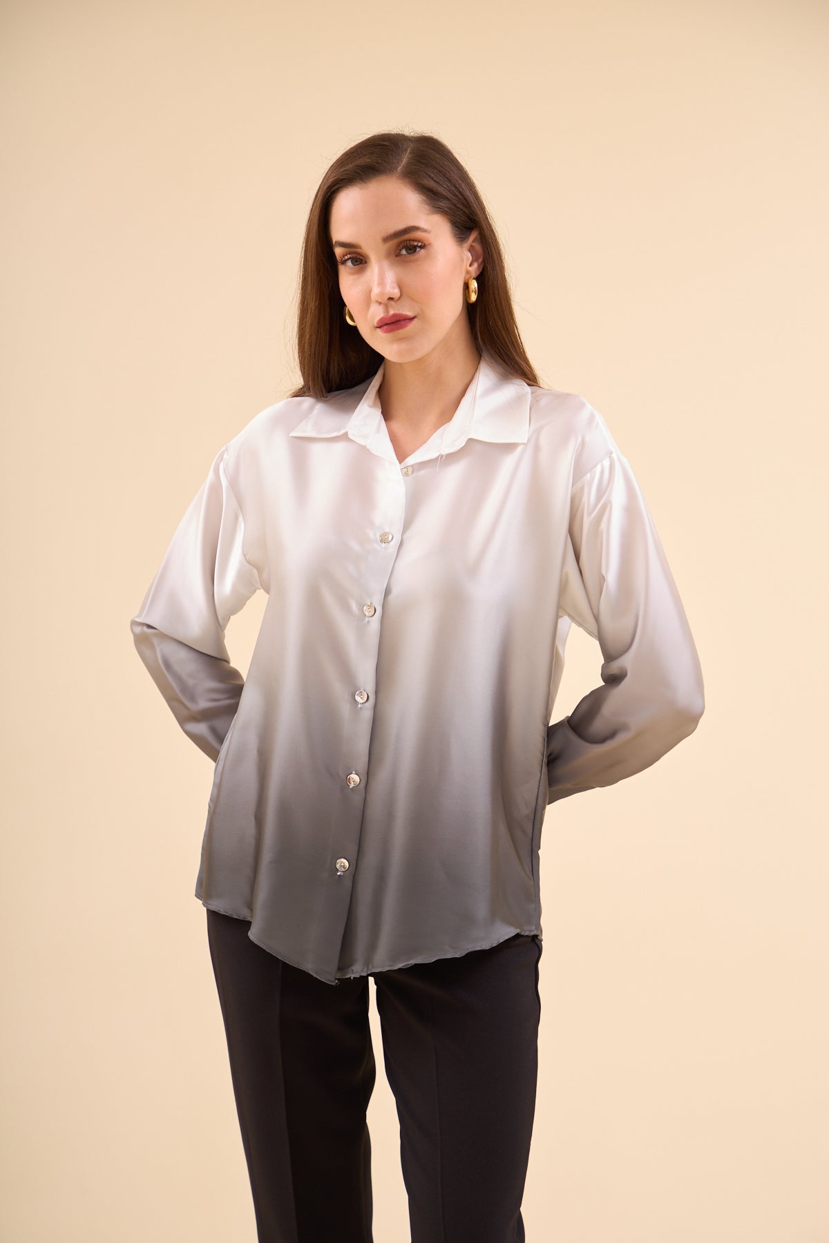 Long Sleeve Shirt Black - Lebbse