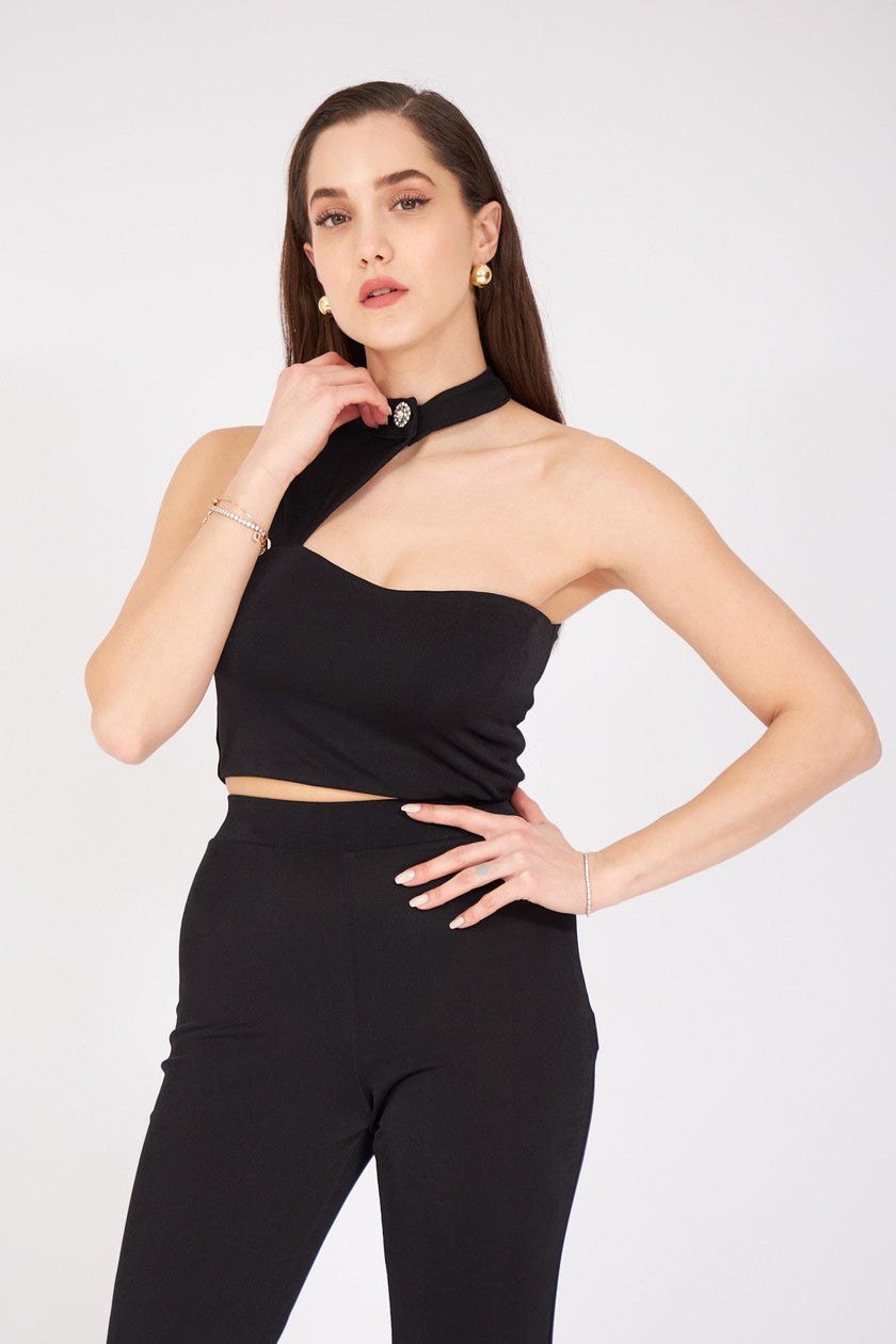 Low-Shoulder Suit Black - Lebbse