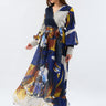 Lurex Silk Chiffon Dress Patterned - Lebbse