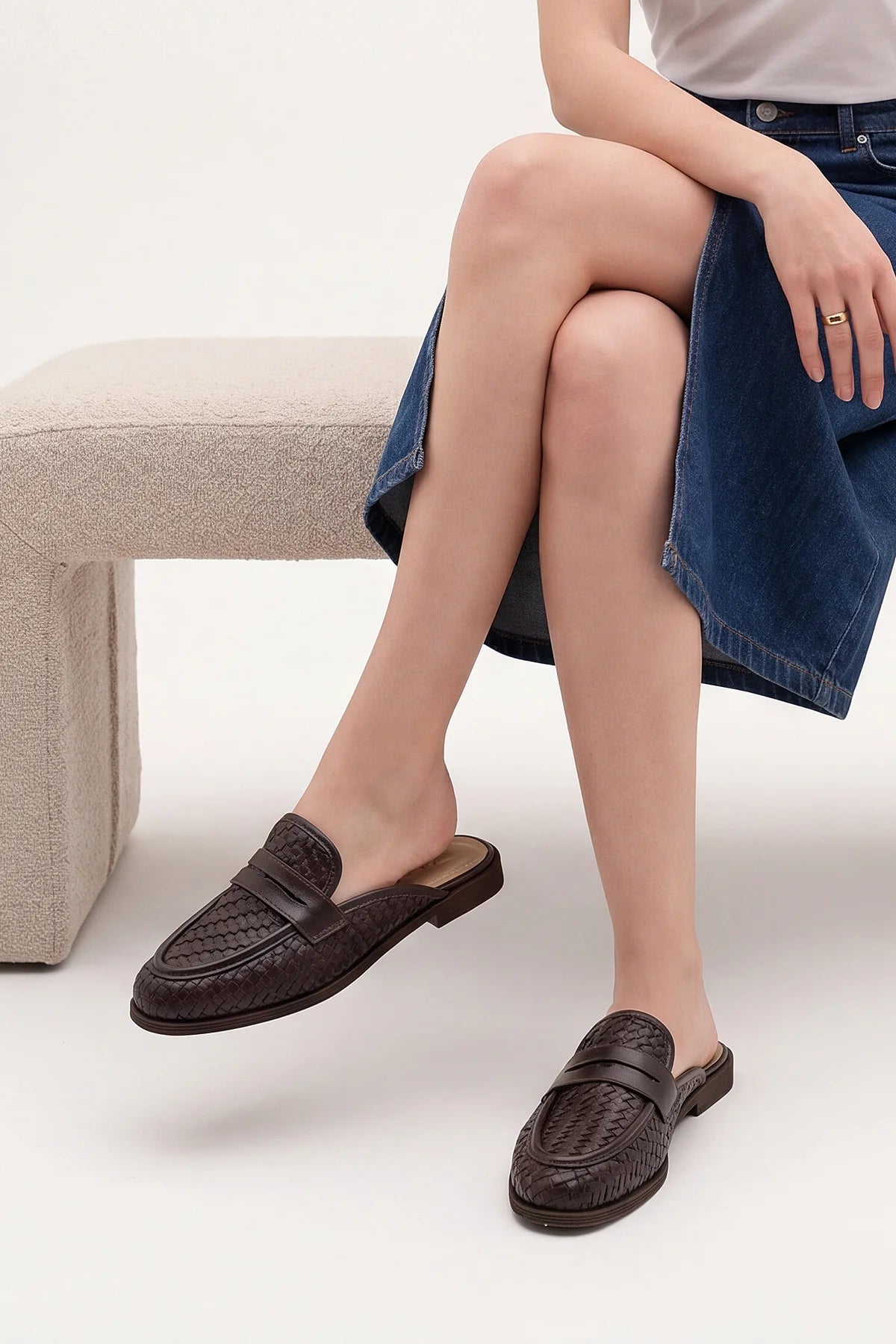 TOLSEN Brown Woven Pattern Women’s Closed-Toe Daily Slippers | FOOTWEAR | Slipper | Lebbse TOLSEN Brown Woven Pattern Women’s Closed-Toe Daily Slippers | FOOTWEAR | Slipper | Lebbse