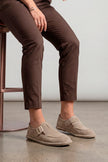 Zepar Beige Suede Women’s Genuine Leather Loafer Casual Shoes