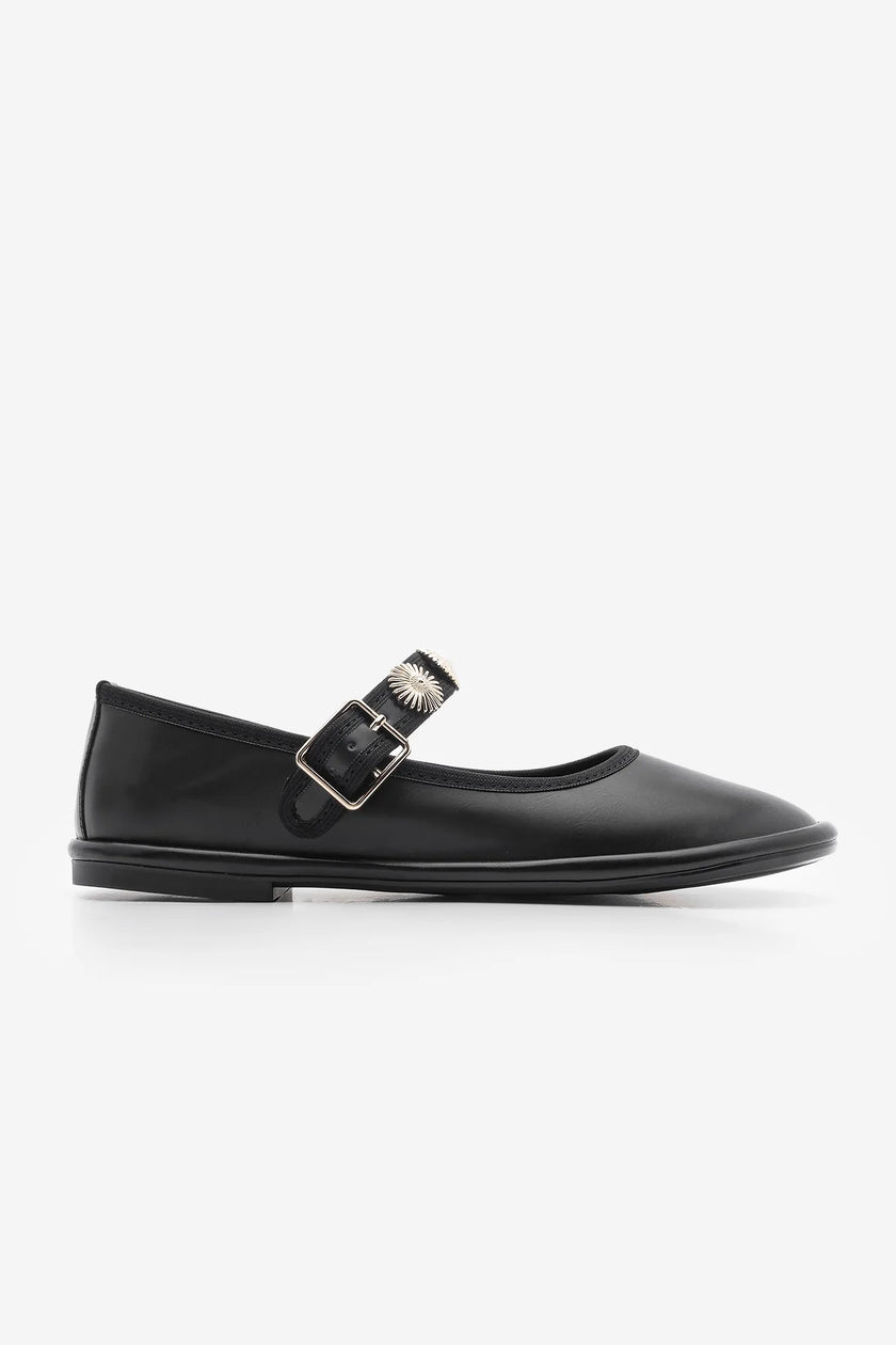 Women's Buckled Ballerinas Semura - Black
