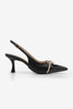 Women's Stiletto Bow Heeled Shoes Norvez - Black