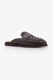TOLSEN Brown Woven Pattern Women’s Closed-Toe Daily Slippers