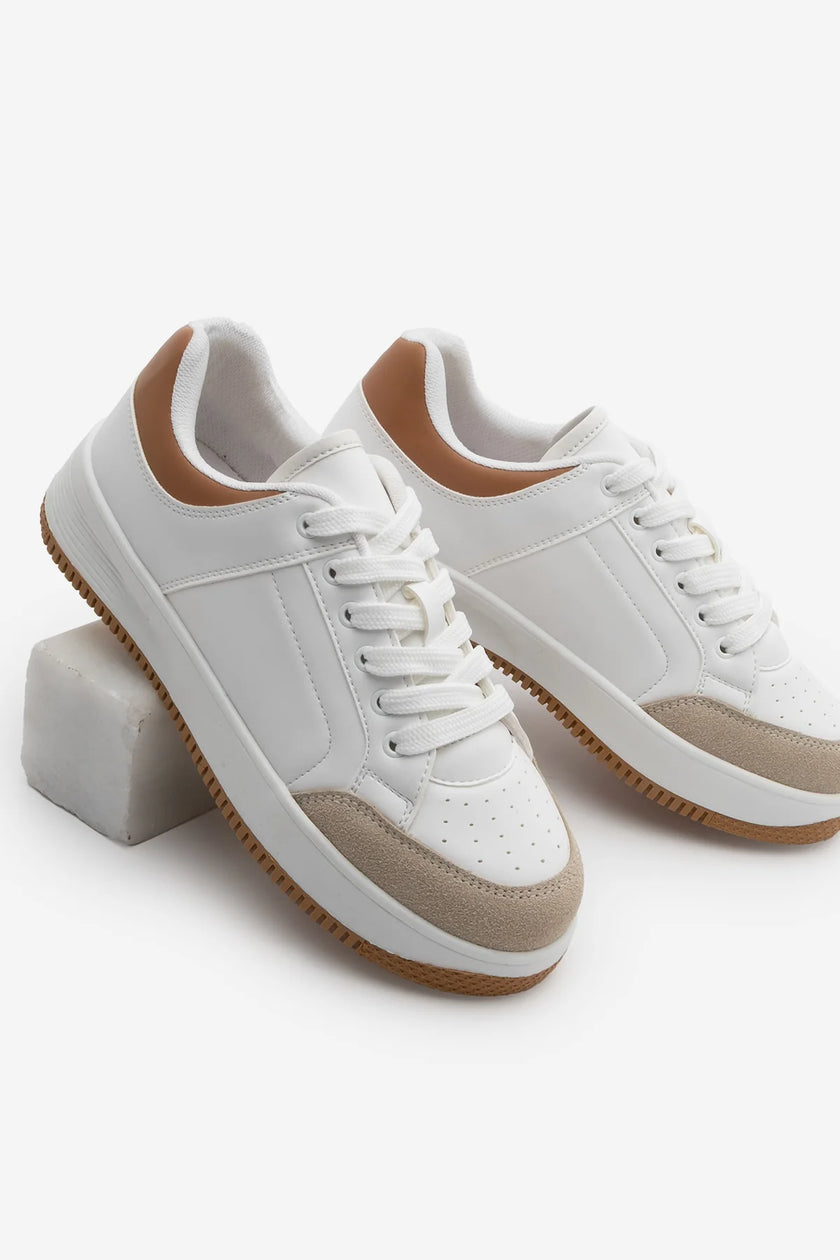 Hinos Women's Sneakers - Beige