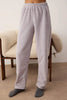 Gray Galaxy Pattern Winter Fleece Knit Pajama Set