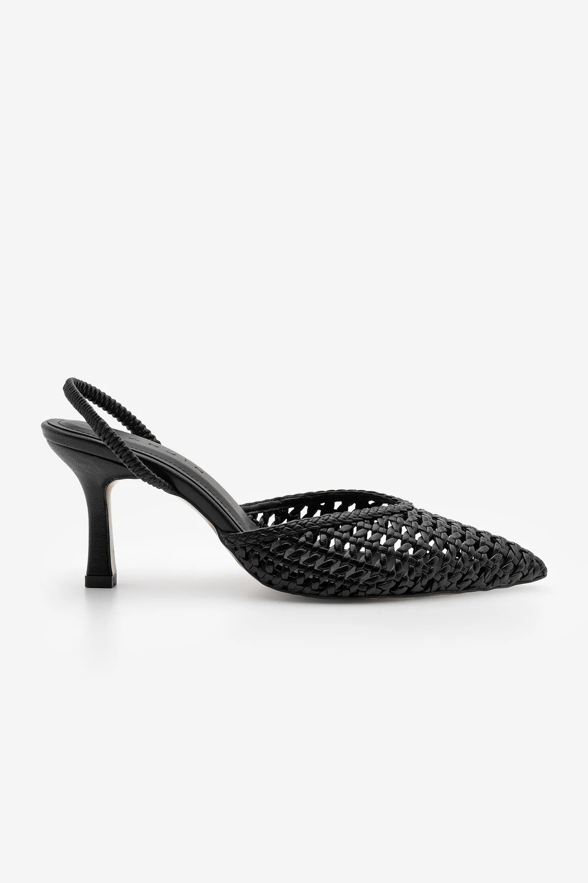 ARFES Black Woven Elastic Pointed Toe Women’s Stiletto Heels | FOOTWEAR | Heels | Lebbse ARFES Black Woven Elastic Pointed Toe Women’s Stiletto Heels | FOOTWEAR | Heels | Lebbse
