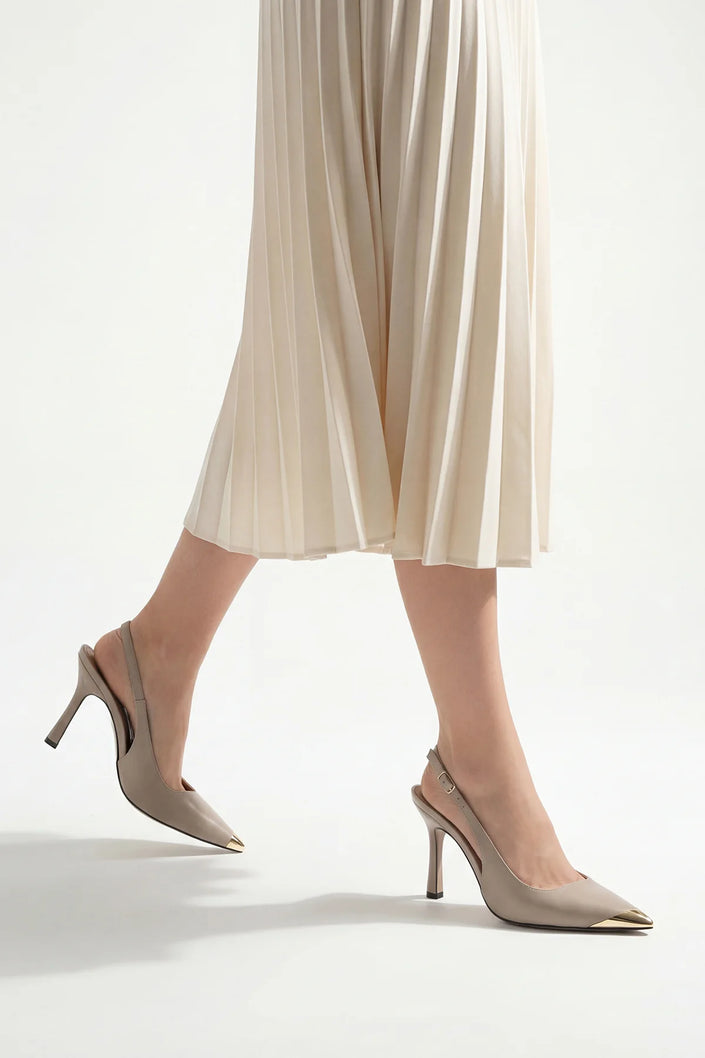 Women's Stiletto Heel Shoes Suvat - Beige