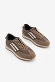Liyante – Taupe Suede Women’s Lace-Up Sneakers