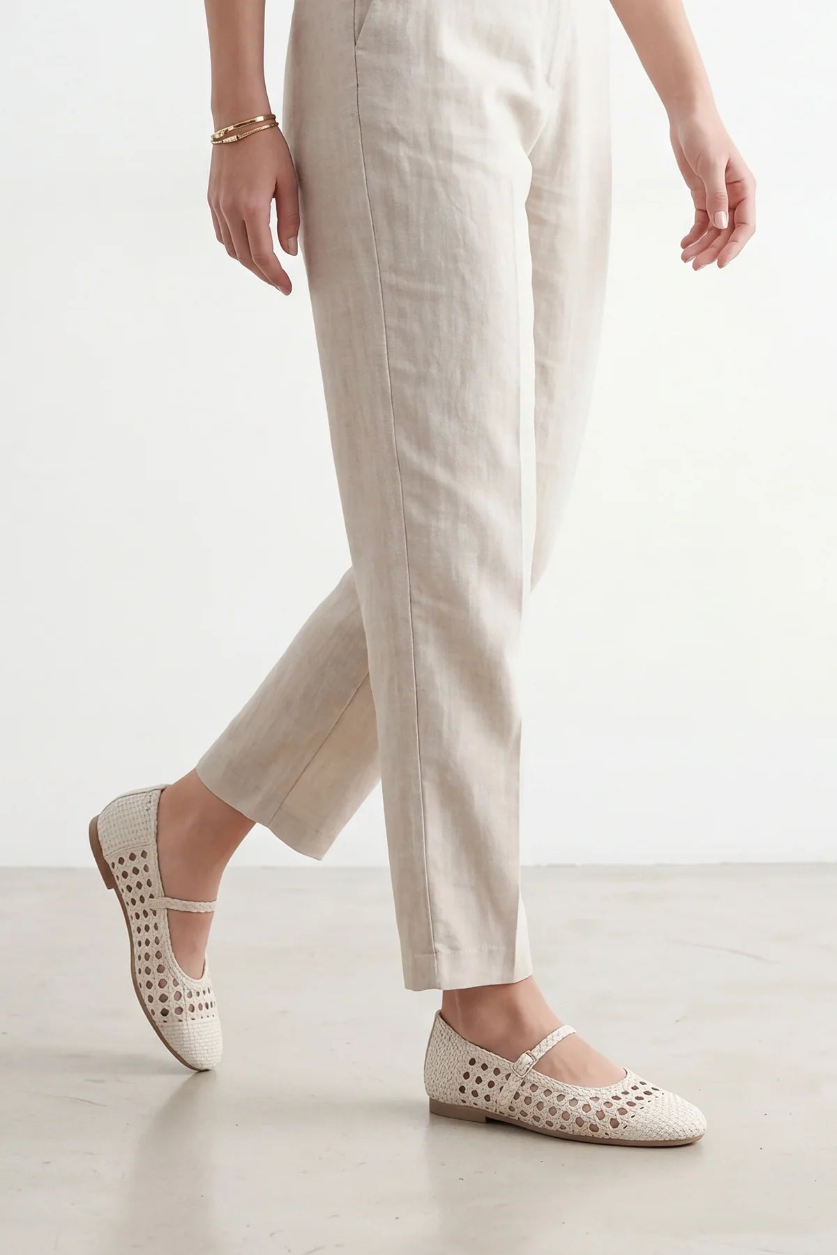 OLISA Offwhite Hand-Knitted Mary Jane Strap Women’s Ballet Flats | Ballet Flats | FOOTWEAR | Lebbse OLISA Offwhite Hand-Knitted Mary Jane Strap Women’s Ballet Flats | Ballet Flats | FOOTWEAR | Lebbse