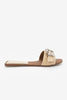 Women's Stoned Casual Slippers Bernit - Beige