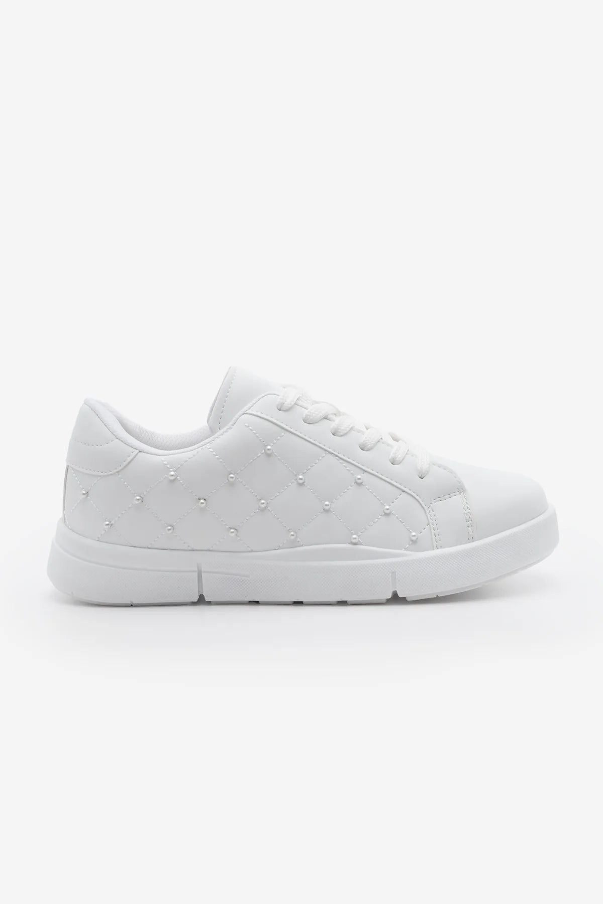 Women's Sneaker Pearly Sports Shoes Sofez - White