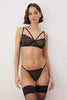 Black Tulle Unlined Lingerie Set
