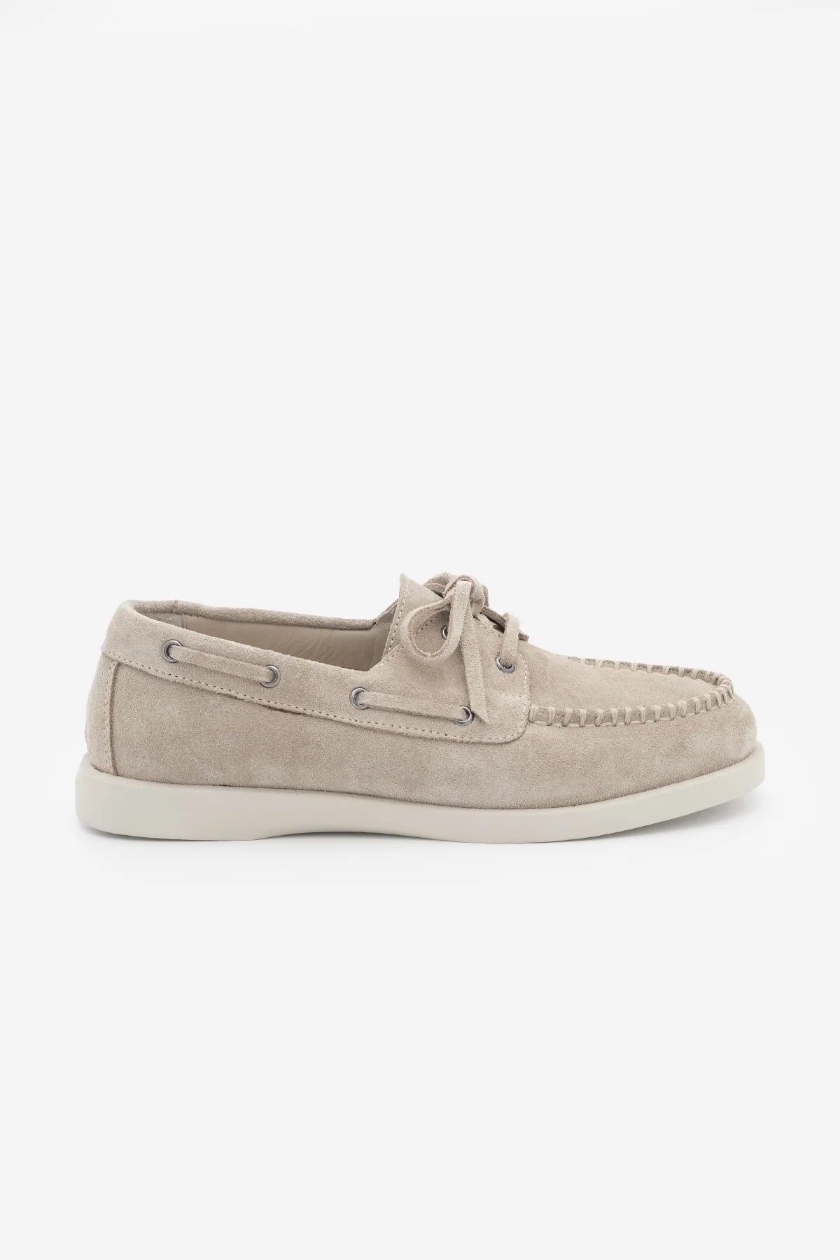 Mistor Beige Suede Women’s Genuine Leather Loafer Casual Shoes