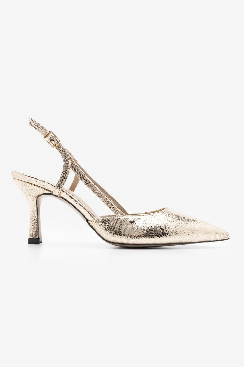 Suder Gold Women’s Classic Thin Heel Shoes