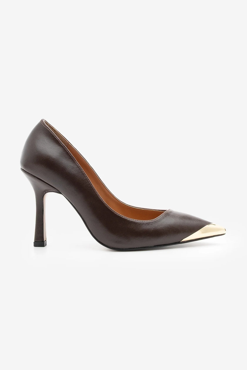 Women's Stiletto Heel Shoes Ginez - Brown
