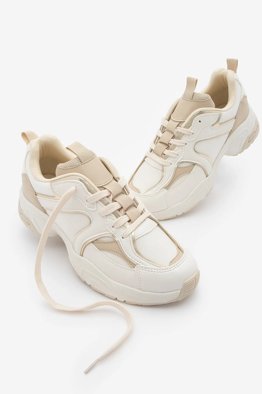 Women's Sneaker Sport Shoe Luser - Beige