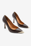 Women's Stiletto Heel Shoes Ginez - Brown