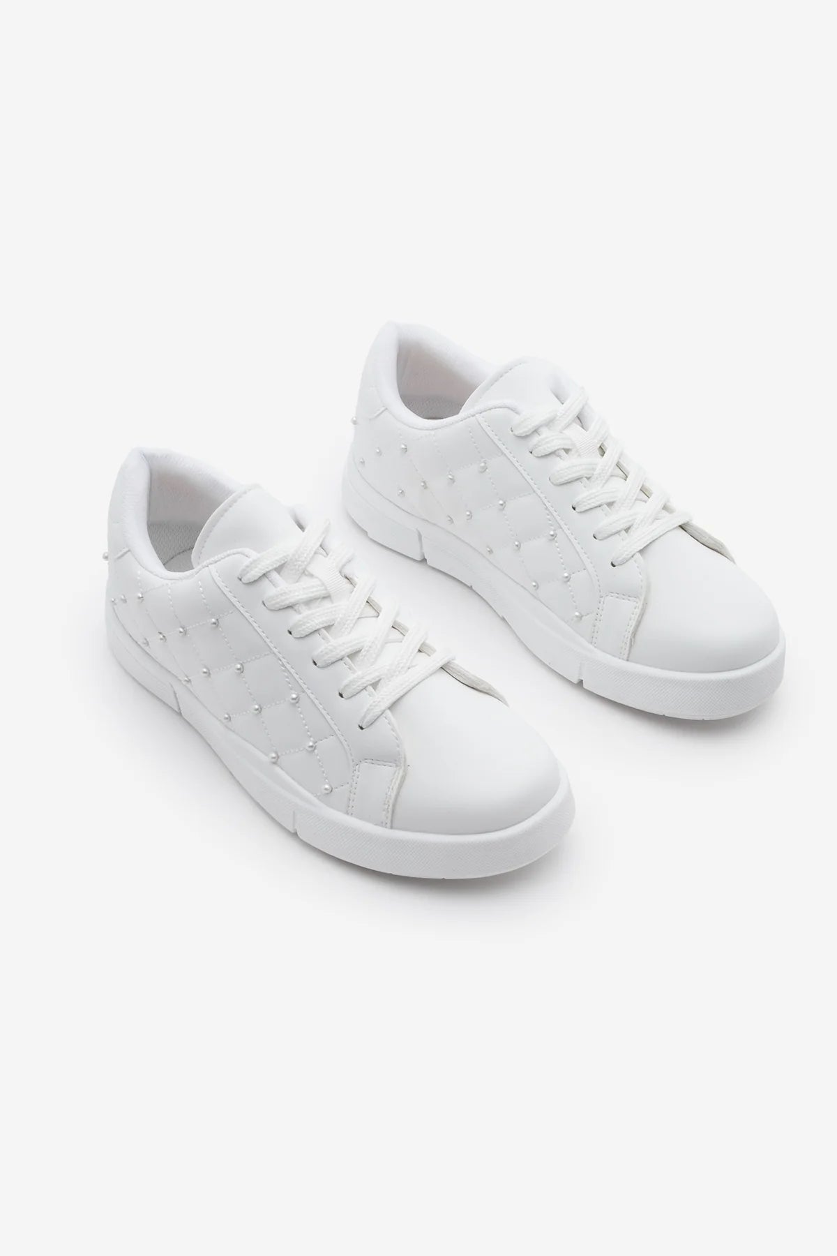 Women's Sneaker Pearly Sports Shoes Sofez - White