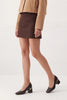 ZEYLOR Brown Square-Toe Chunky Heel Shoes – 5 cm Heels