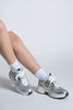 Women's Sneaker Sport Shoe Sargen - Silver