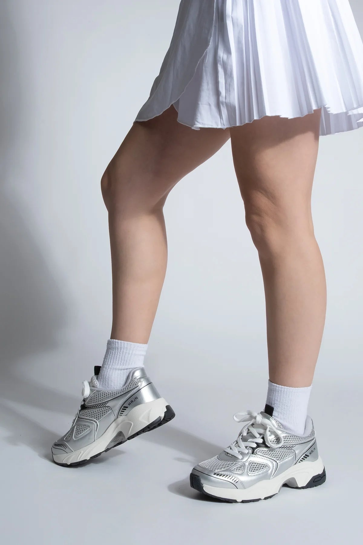 Women's Sneaker Sport Shoe Sargen - Silver
