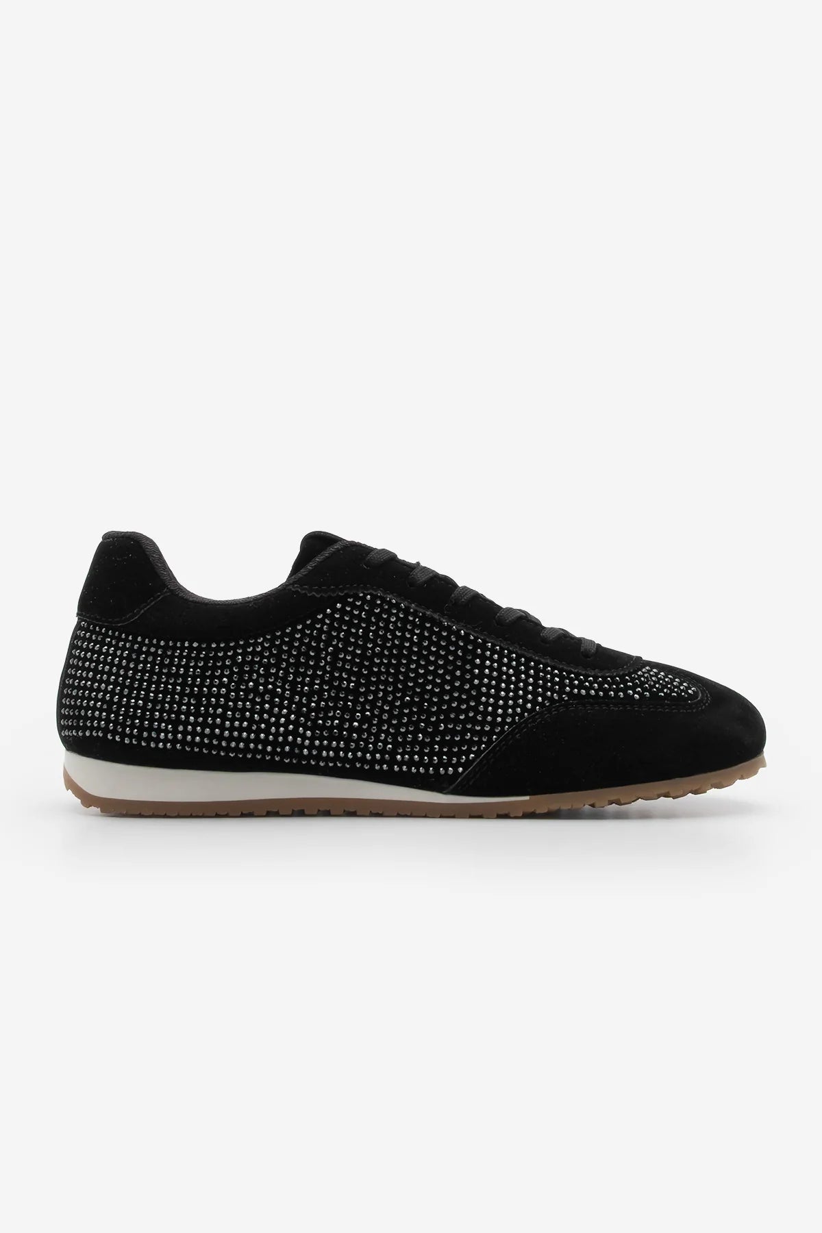Women's Sneaker Stoned Sneakers Dorni - Black Suede