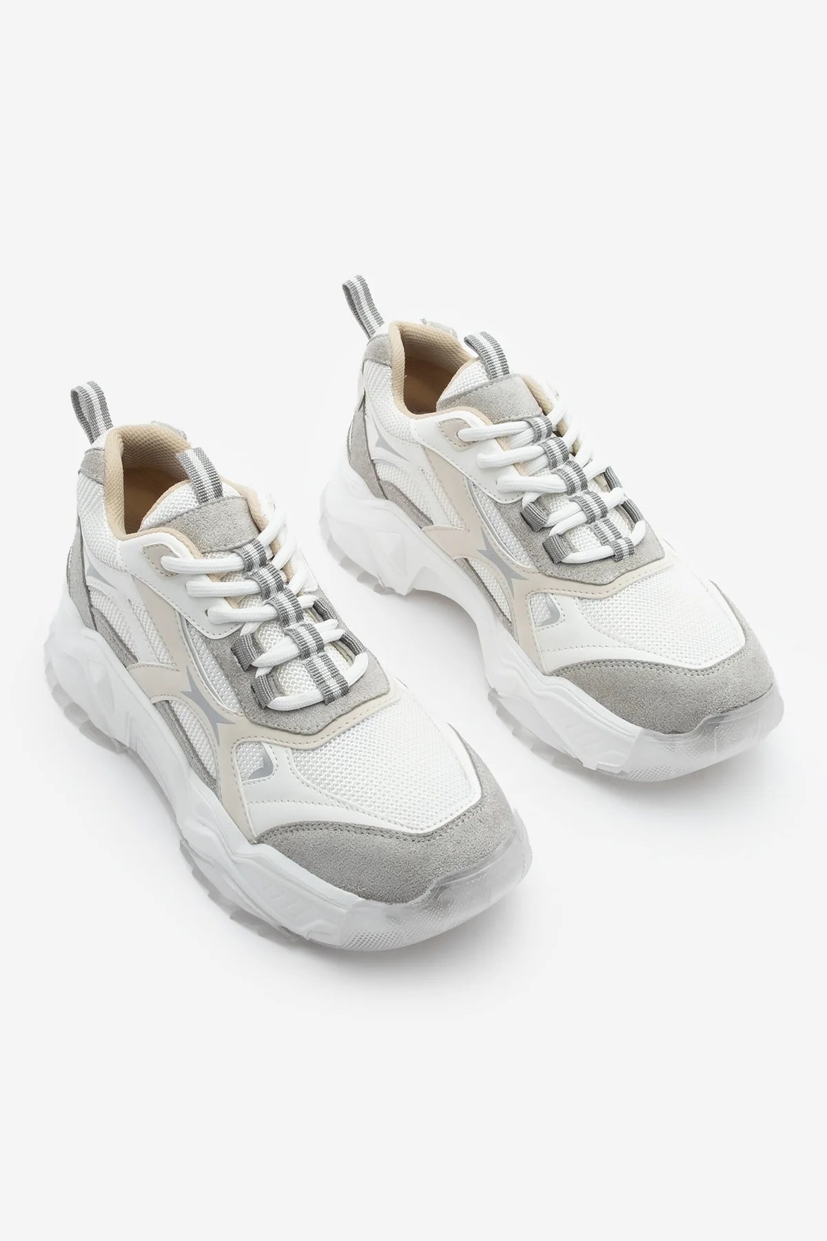 Women's Sneaker Sports Shoes Mizon - White