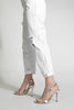 Women's Blunt Toe Stone Buckled Heeled Sandals Ginda - Silver
