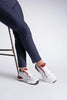 Women's Sneaker Knitted Tricot Running and Walking Sports Shoes Sinta - CLARET RED