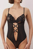 Black Tulle Unlined Bodysuit