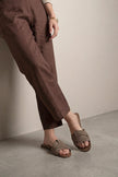Siyso Mink Suede Women’s Strappy Casual Slippers