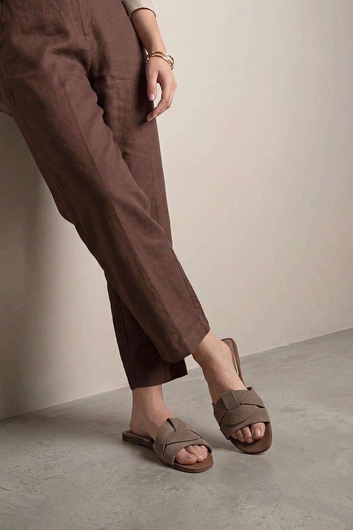Siyso Mink Suede Women’s Strappy Casual Slippers | FOOTWEAR | Slipper | Lebbse Siyso Mink Suede Women’s Strappy Casual Slippers | FOOTWEAR | Slipper | Lebbse
