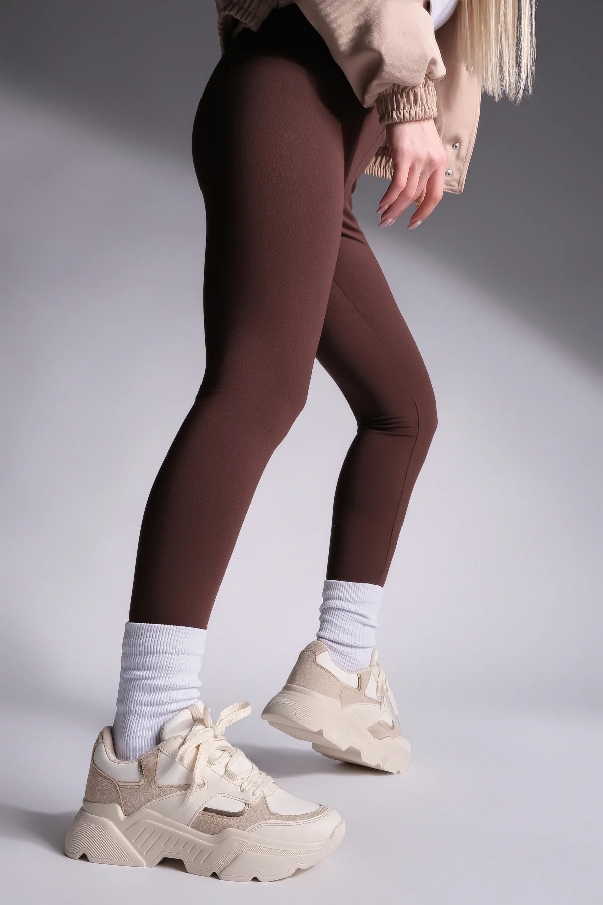 Women's Sneaker Sport Shoes Gonlez - Beige