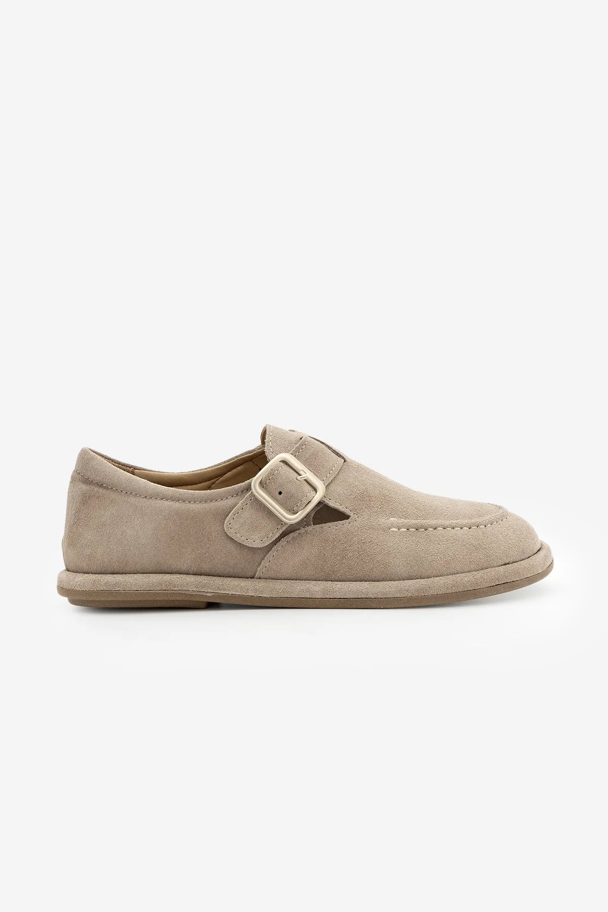 Zepar Beige Suede Women’s Genuine Leather Loafer Casual Shoes