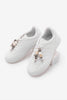 TIVALI White Beaded Buckle Detail Women’s Sneakers