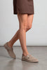 Zepar Beige Suede Women’s Genuine Leather Loafer Casual Shoes