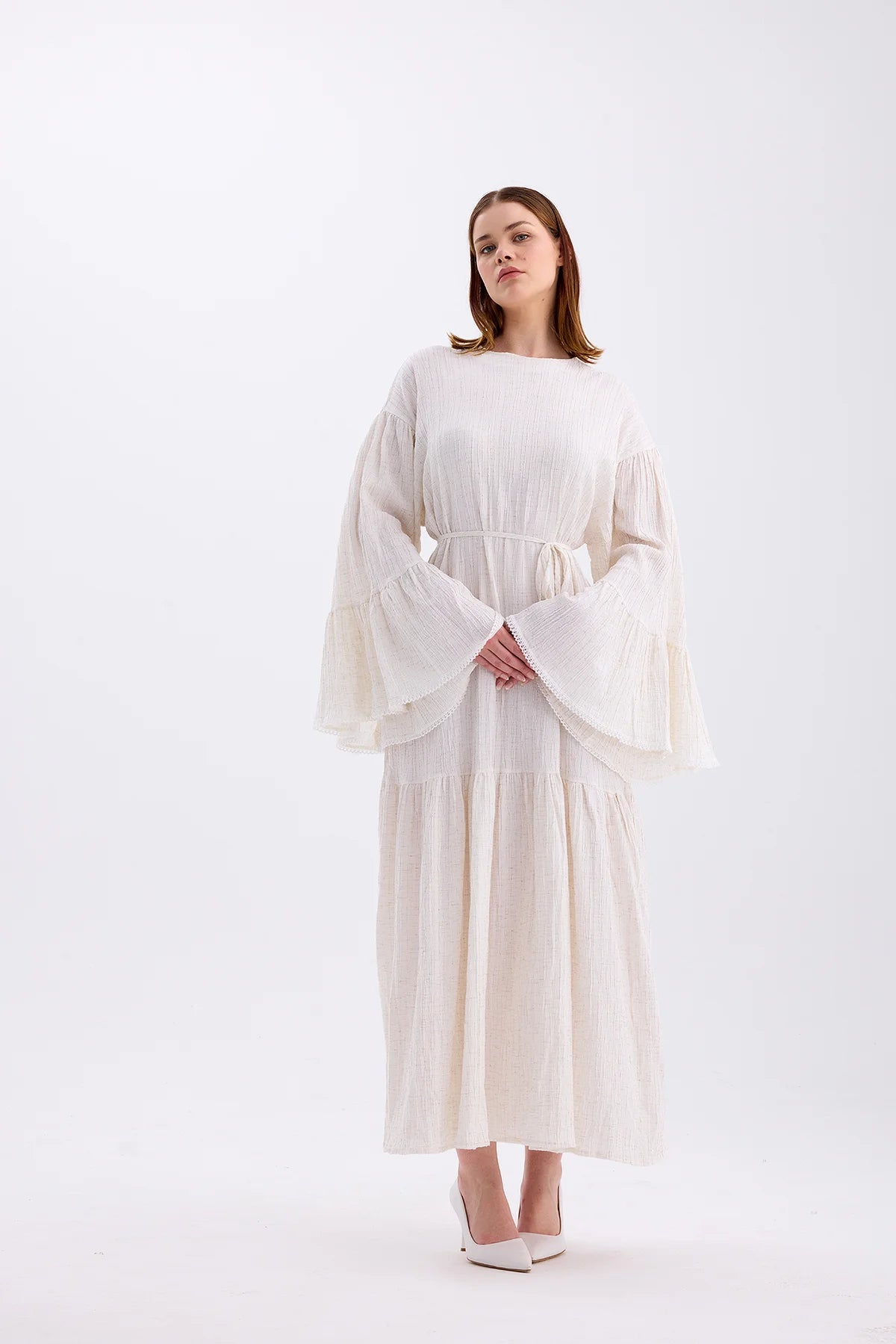 MILANO LINEN DRESS – NATURAL - Lebbse