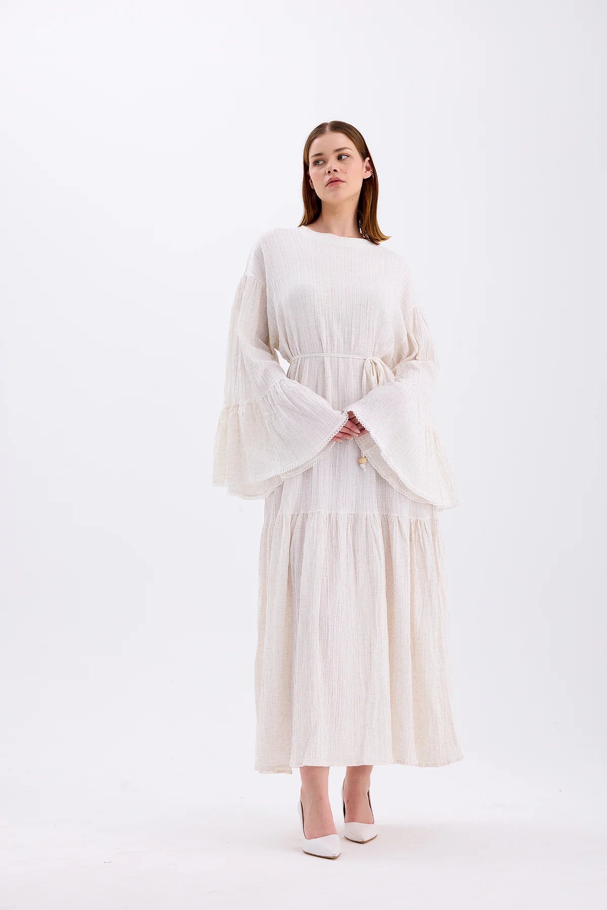 MILANO LINEN DRESS – NATURAL - Lebbse