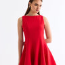 موديلات فساتين سهرة قصير باللون الأحمر - Mini Dress Red