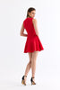 6- موديلات فساتين سهرة قصير باللون الأحمر - Mini Dress Red