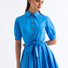 Mini Flared Dress Blue - Lebbse