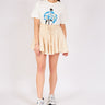 Mini Skirt Stone with Frilled Shorts - Lebbse