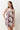 Multicolored Floral Lace and Bow Detailed Knitted Nightgown - Lebbse