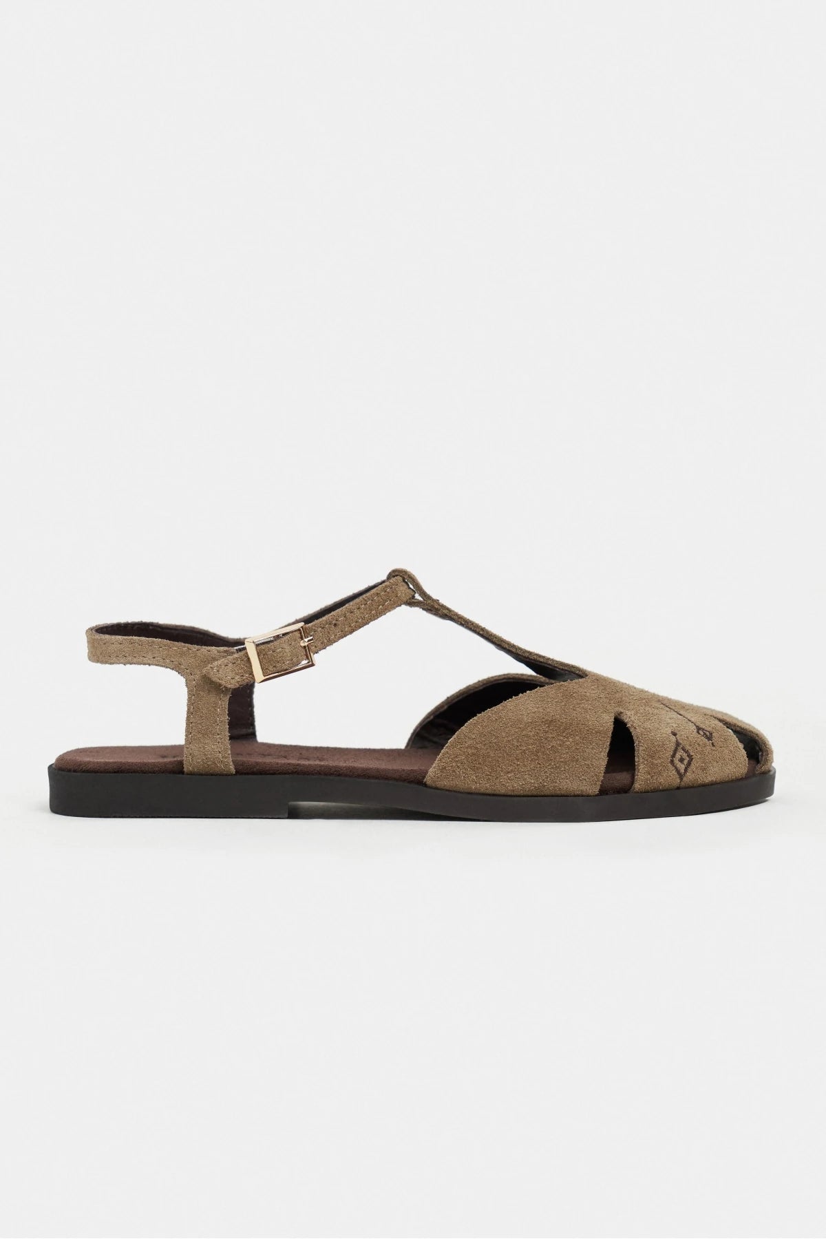 WOOD Rome Beige Suede Leather Embroidered Flat Sole Women’s Sandals | FOOTWEAR | SANDALET | Lebbse WOOD Rome Beige Suede Leather Embroidered Flat Sole Women’s Sandals | FOOTWEAR | SANDALET | Lebbse